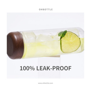 Meilleurs cadeaux promotionnels coréens : Gobelets avec couvercle sans BPA, bouteilles d'eau réutilisables en Tritan 12oz 17oz 24oz OHBOTTLE, sérigraphiées - Product Image 2