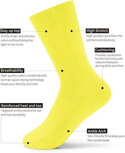 Nouveau Crew Chaussettes Respirant Coton Laine Écologique Sportif Hommes Femmes Chaussettes Offre Spéciale Prix Raisonnable - Product Image 4