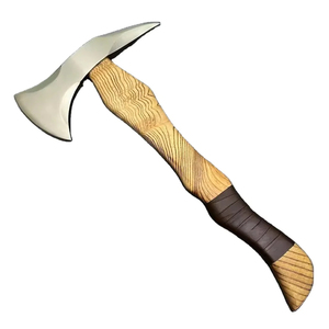 Wholesale ODM OEM Support Handmade Custom High Quality Viking Battle Forged Carbon Steel <b>Camping</b> <b>Axe</b> Wood Handle Sheath - Product Image 4