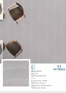 Baldosas de cerámica gris claro antideslizantes mate de calidad comercial de primera calidad 60x60 - Product Image 4