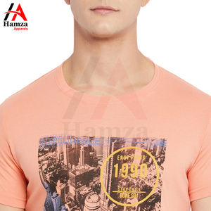 2025 Latest Design Men's T-<b>Shirt</b> <b>Peach</b> Color O-Neck Digital Printing 200 GSM 100% Cotton Breathable T-<b>Shirt</b> - Product Image 6