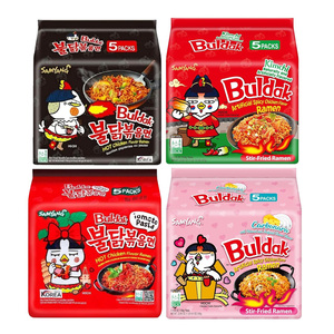 สำหรับ Samyang Instant buldak ไก่รสเผ็ดราเม็ง (พาสต้ามะเขือเทศ) 130กรัมบรรจุในถุง