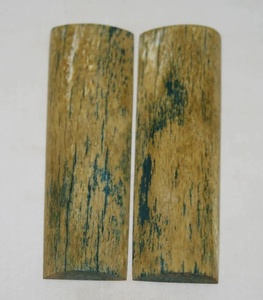 OEM personalizable hoja de acero de Damasco cuchillo de hueso acabado pulido Animal ecológico DIY cuchillos de caza al por mayor escalas manijas - Product Image 1