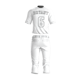 Logotipo personalizado mejor precio al por mayor tamaño adulto hombres uniforme de béisbol cómodo y transpirable hombres uniforme de béisbol - Product Image 3