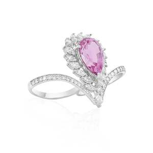 Aurora 14k Gold Plated Rhodium Boho <b>Opal</b> Ring with Zircon for Anniversary - Product Image 4