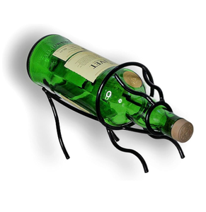 Bouteilles en métal de qualité supérieure présentoir à vin look vintage présentoir autoportant artisanat support de bouteille décoratif - Product Image 2