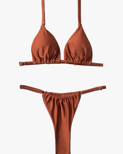 ชุดบิกินีขาสั้น3ชิ้นสไตล์สปอร์ตบิกินี่แห้งเร็วระบายอากาศดีเป็นมิตรกับสิ่งแวดล้อมสำหรับผู้หญิง - Product Image 2