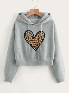 Nouveauté Sweat-shirt à capuche doux en coton pour femmes, pull-over court pour femmes - Product Image 4