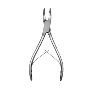 Rongeur d'os à double poignée à ressort outil en matériau inoxydable forte adhérence idéal pour la chirurgie orthopédique maxillo-faciale et dentaire - Product Image 4