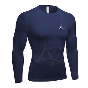 Camisetas de Compresión para Hombre, Ropa Deportiva Personalizada de Alto Rendimiento, Top para Surf, Entrenamiento, Transpirable, Ecológico, Spandex/Poliéster, Manga Larga - Product Image 5