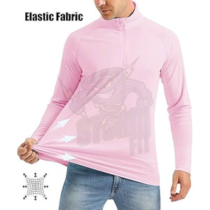 Camisas de rendimiento personalizadas al por mayor Upf50 de manga larga para pesca y jogging de secado rápido con protección UV diseño transpirable - Product Image 2