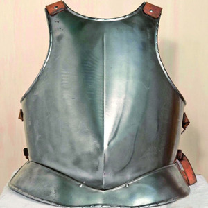 Réplica de Coraza Medieval Italiana para Recreación Histórica, Armadura Duradera de Metal y Hierro, Imitación Antigua Hecha a Mano, para Adultos - Product Image 2