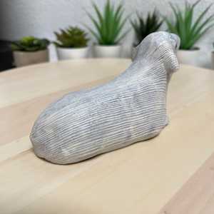 YEEYAYA legno intagliato a mano pecora e agnello statua di arte stile decorazione per la casa in legno scultura in ottone animali da fattoria modello vegetale - Product Image 6