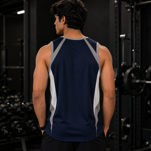 Débardeur de musculation pour homme en coton sans manches, idéal pour la musculation, la gym, l'entraînement et le sport – Vente en gros - Product Image 2