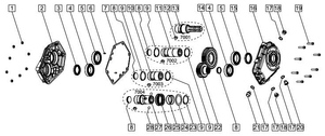 KM7001 Series Tractor Hydraulic Pump PTO Speed Increaser Aluminium Pto Multipliter <b>Gearbox</b> - Product Image 3