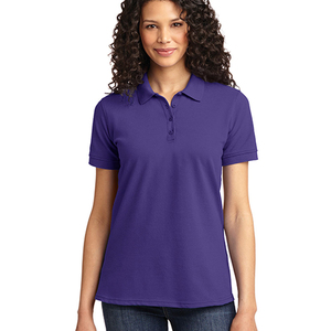 <b>Women's</b> Quick Dry Breathable Jersey Cotton for <b>Polo</b> Shirt-Bulk Moisture Wicking Micro Pique Design with Short Sleeves - Product Image 3