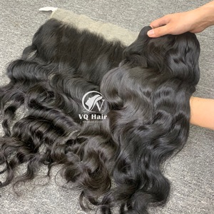 Extensiones de cabello sin procesar de donante único 2024 ondulado Natural Camboyano de alta calidad 100% tendencia para trama Genius - Product Image 3