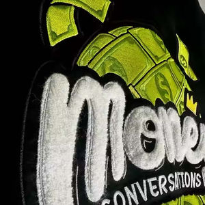 Veste universitaire en coton polaire durable pour hommes, légère, à la mode, élégante et décontractée, streetwear pour l'extérieur, veste d'hiver chaude pour l'université - Product Image 3