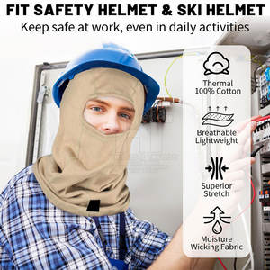 Balaclava en coton avec logo personnalisé, nouvelle arrivée, prix de gros, design personnalisé, qualité supérieure, caractère commun, léger - Product Image 2