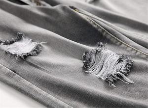 Fashion Washed Men Denim Shorts Custom logo Embroidery Loose Fit Cotton Jean Shorts Men Streetwear Casual <b>Baggy</b> <b>Jorts</b> for Men - Product Image 6