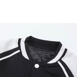 OEM venta al por mayor 2025 de alta calidad del fabricante personalizado de los hombres de cuero transpirable Versity chaquetas de talla grande de color personalizado de invierno - Product Image 3