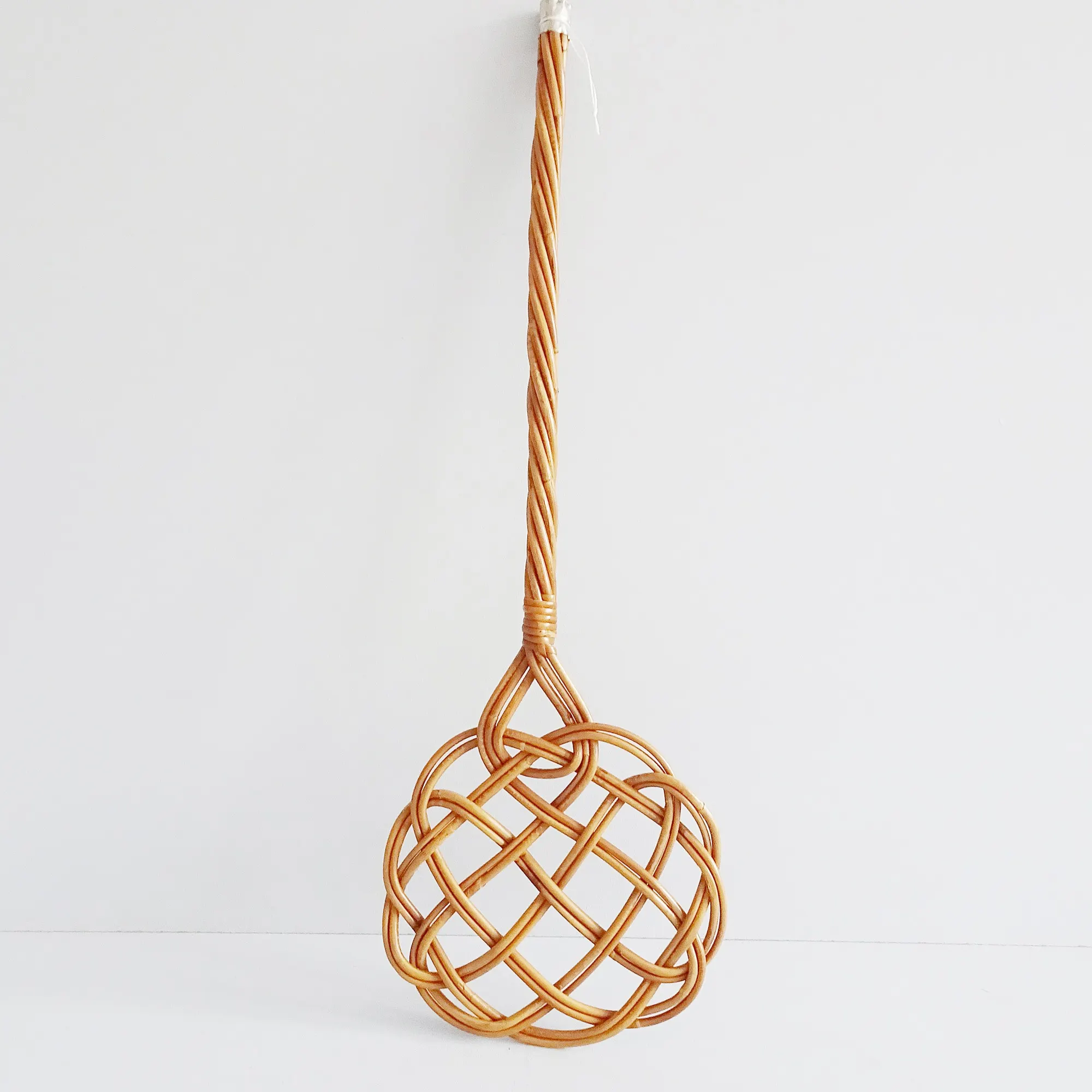 Handwoven rattan rug beater wand household gadget supplies cheap price carpet cleaning tools made in Vietnam