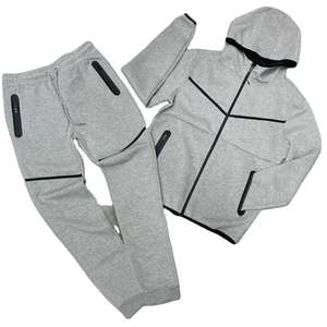 Ensembles de jogging avec logo personnalisé pour hommes, survêtements de sport pour hommes, vêtements d'entraînement, survêtement de gym personnalisé et confortable pour hommes - Product Image 6