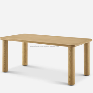 Wooden Modern Dining Table Set with Contemporary Design for Home Apartment Farmhouse Villa Hotel Dining Rooms - Product Image 1