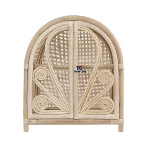 Armoire en rotin Design tendance, meuble naturel mignon pour enfant, armoire de rangement pour bébé - Product Image 6