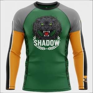 Rashguard de MMA Personalizado de Alta Calidad para Hombre, Transpirable, de Secado Rápido, UPF50, Spandex/Poliéster, Talla Grande, para Deportes Acuáticos de Otoño - Product Image 6