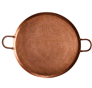 Nouveau plateau en cuivre personnalisé meilleure vente meilleure vente meilleure qualité avec plateau à deux poignées pour hôtel et restaurant utilisé - Product Image 1