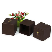 Caja de regalo de joyería de cartón con logotipo personalizado de lujo Cajas de Regalo personalizadas con logotipo
