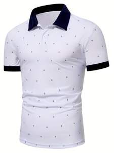 2024 nouveauté hommes Vintage Polo T-Shirts 100% coton doux Premium nouvelle mode pour hommes - Product Image 5