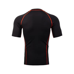 Ropa de entrenamiento de media manga Slim Fit Hombres Rash Guard Hombres Ropa Mejor venta Rash Guard en alta calidad para la venta - Product Image 5