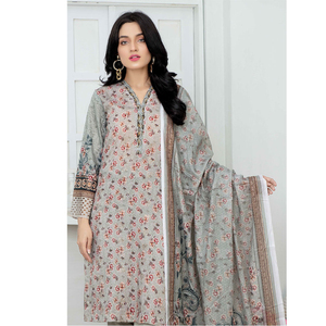 Robe de pelouse imprimée numérique pakistanaise décontractée de haute qualité Robe Maxi traditionnelle pakistanaise Salwar Kameez pour femmes - Product Image 4