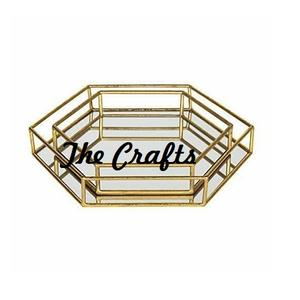 Bandeja Decorativa para Perfumes de Mesa, con Forma Hexagonal, de Primera Calidad, en Venta - Product Image 1