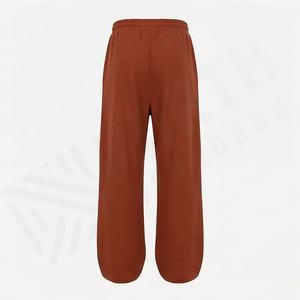 กางเกงวอร์มขาบานผ้าฝ้ายเนื้อแน่นแบบยืดหยุ่นสำหรับผู้ชาย กางเกงจ็อกเกอร์ทรงตรงลำลอง กางเกงวอร์มผ้าฝ้ายทรงขาบานสำหรับผู้ชาย - Product Image 2