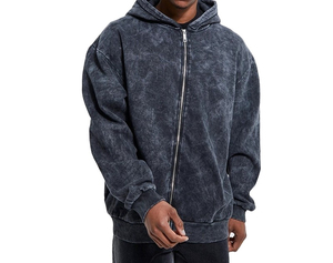 Sweat à capuche surdimensionné de conception OEM, logo personnalisé, 100% coton, sweat à capuche 600 GSM, broderie, sweat à capuche lourd pour homme 450 GSM, hiver - Product Image 1