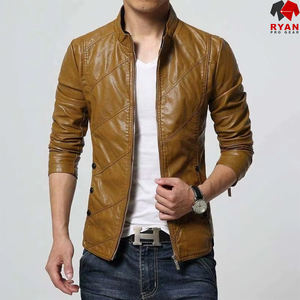 Veste en cuir véritable embossée de luxe personnalisée pour hommes, imperméable, durable et écologique - Product Image 6