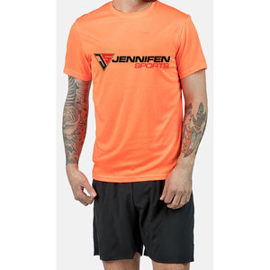 Vente en gros T-shirt uni de haute qualité 100% tissu polyester, col rond, logo personnalisé, étiquette intérieure du cou - Product Image 4