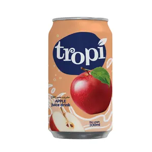 苹果果汁贴牌330毫升天然果汁饮料来自越南饮料制造商低价无糖样品
