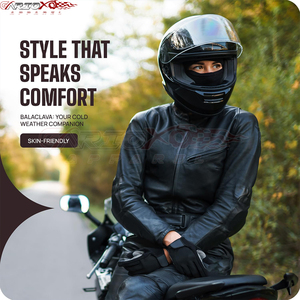 Cache-visage de moto élégant, léger, respirant et imperméable pour la course moto et les sports, avec logo personnalisable, 100% - Product Image 3