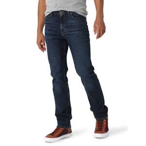 2024 nouveaux hommes été mince jean ample Stretch grande taille glace soie pantalon droit Elite affaires pantalons décontractés fumée gris bleu - Product Image 1