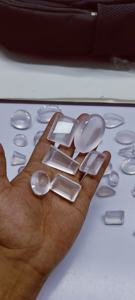 โรสควอตซ์ธรรมชาติคุณภาพสูงแบบเม็ดเดี่ยว |   สีชมพูแบบผสม |   หินสะอาด เมห์ราจูดิน เจมส์ รัฐราชสถาน จาอิปุร์ เจมส์ ฮับ - Product Image 3