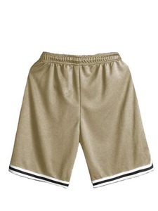 กางเกงขาสั้นแนวสตรีทลำลองสำหรับผู้ชายกางเกงกีฬาผ้าคอตตอน100% สีพื้นเอวขนาดกลางไซส์ XXS เชือกรูดเอวสีพื้น - Product Image 2