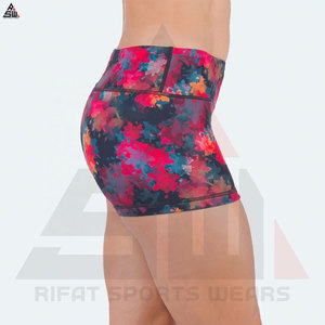 Algodón Mujer Booty Shorts Correr Gimnasio Verano Personalizado Cintura elástica Transpirable Yoga Playa Traje de baño - Product Image 4