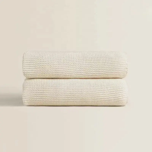 ผ้าห่มถักสำหรับทารกแรกเกิด0-2ปีผ้าห่มผ้าฝ้ายสีทึบน่ารักสำหรับทารกแรกเกิดผ้าห่มถักง่ายออกแบบได้ตามต้องการ - Product Image 5