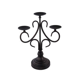 Candélabre à 5 bras en bois et argent de grande qualité pour mariage et décoration intérieure, support de bougie de table, prix le plus bas - Product Image 2