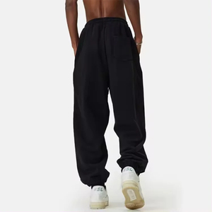 New Arrival Custom Designed Logo Unisex Fleece Joggers Heavyweight Oversized Cotton Sweatpants for Men Casual Style - Product Image 5