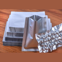 Sac isotherme en aluminium pour livraison de repas chauds, imprimé sur mesure avec poignée découpée et fermeture, vente en gros en vrac